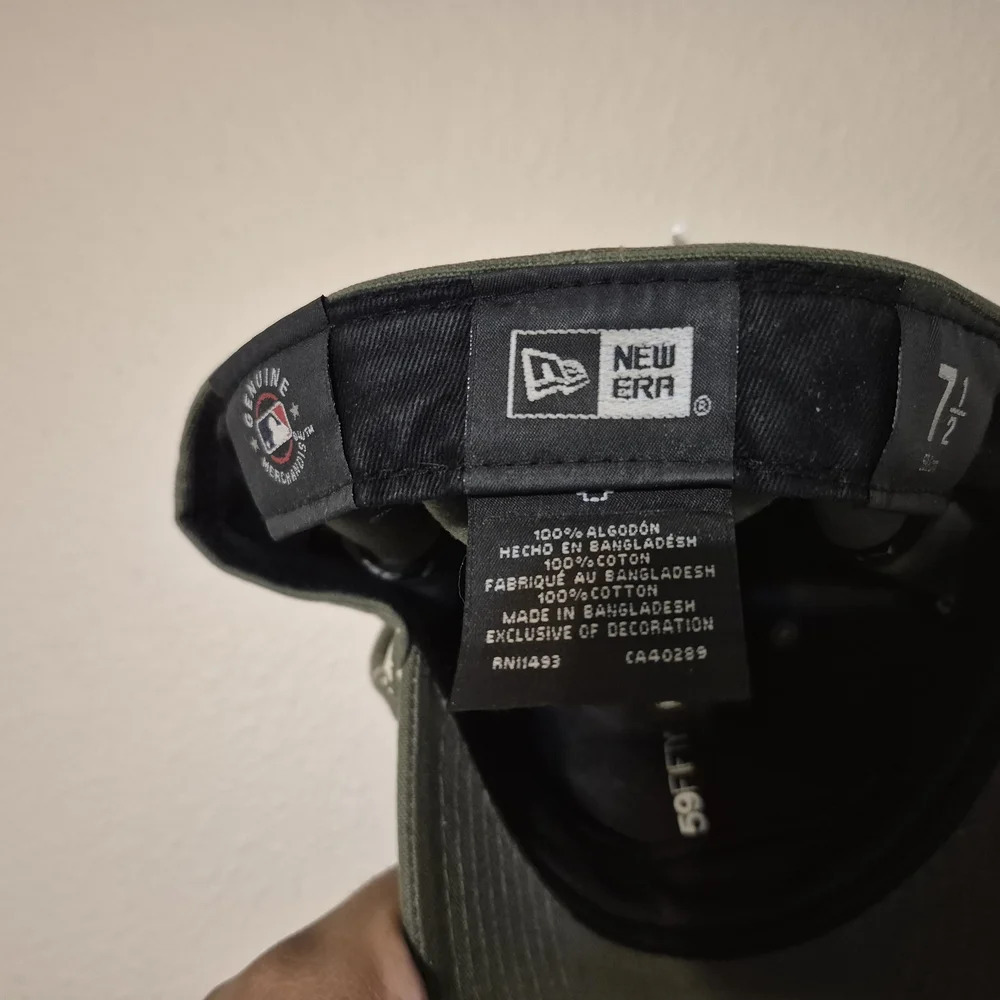 New Era Olive Green Splatter Hat - Picture 4 of 4